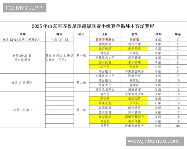 鲁能与吉林的比赛时间安排及相关信息详解